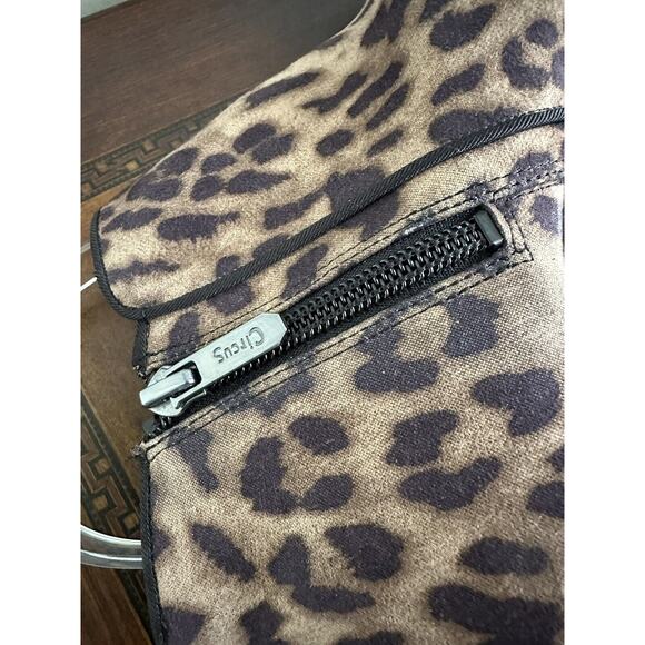 Circus Sam Edelman Womens Leopard Print Ankle Booties Boots Size 6 Multicolor - Picture 7 of 10